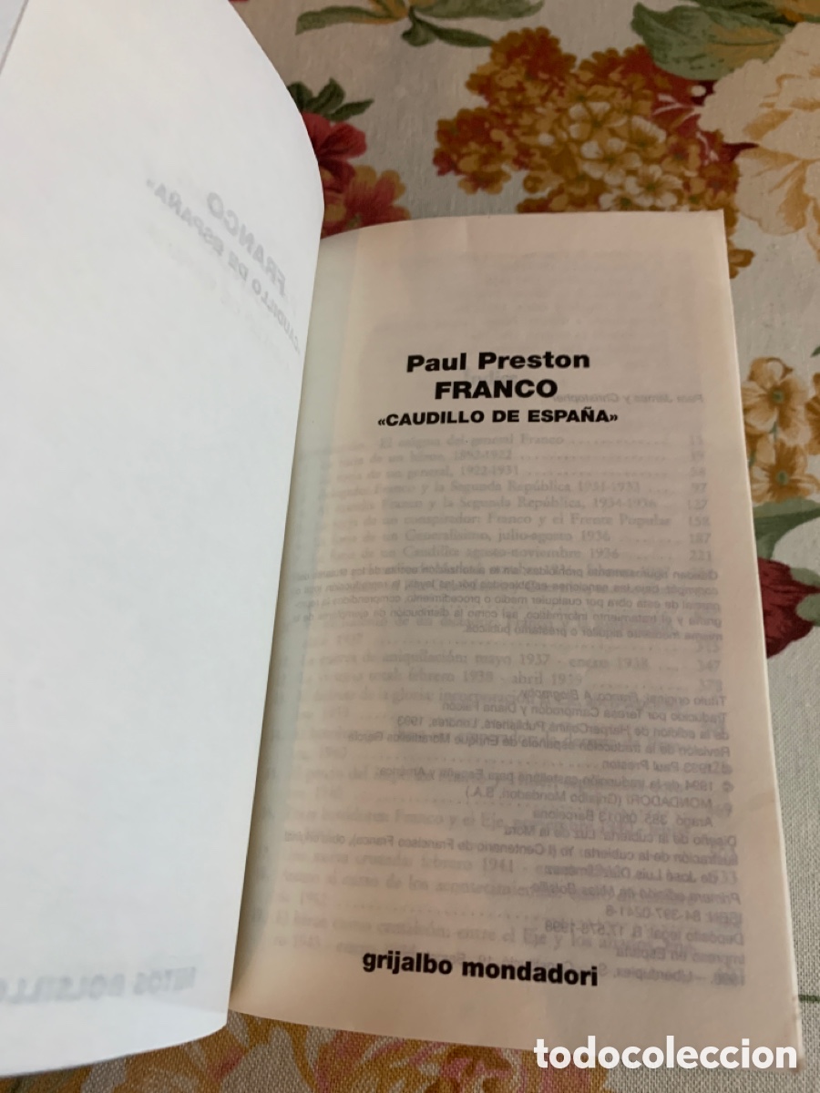 Libros de segunda mano: Franco &ldquo;Caudillo de Espa&ntilde;a&ldquo;. Paul Preston. - Foto 6
