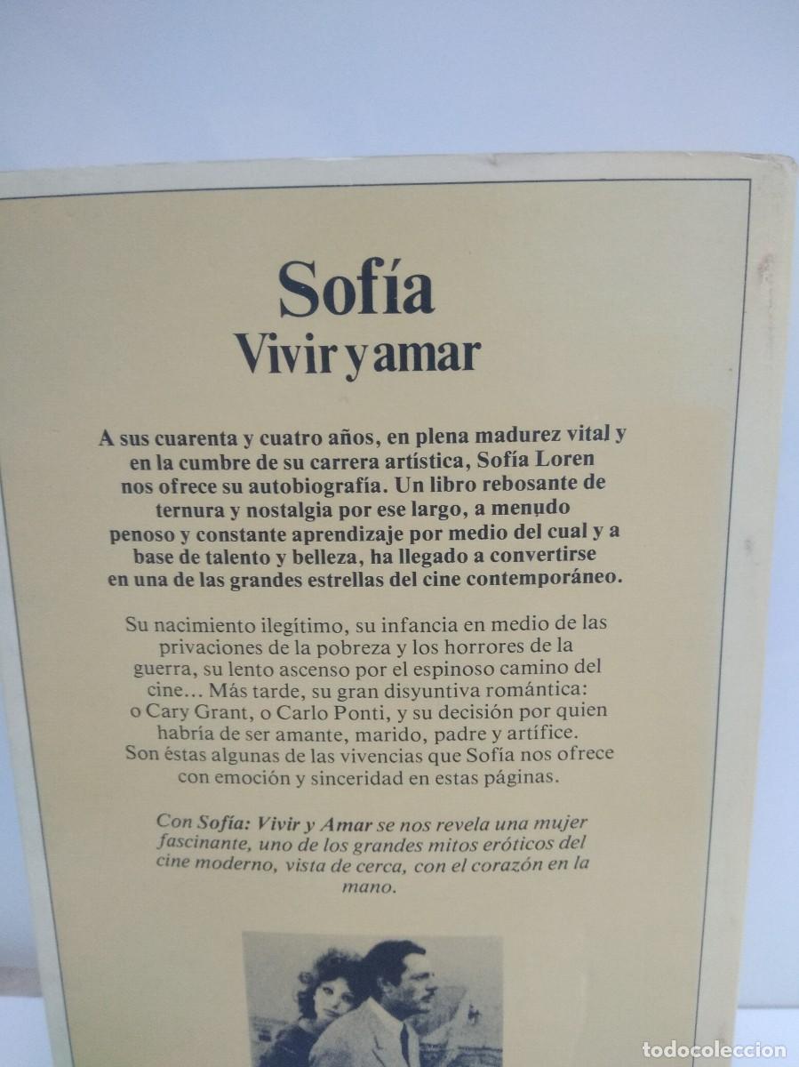 Libros de segunda mano: Libro Sofia Vivir y amar- A.E.Hotchner, dedicado y firmado por sofia - Foto 5