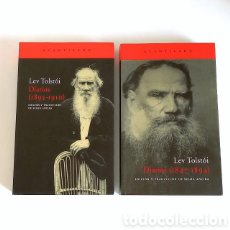 Libros de segunda mano: LEV TOLSTÓI. DIARIOS. 2 TOMOS. (1847-1894) Y (1895-1910). EL ACANTILADO. 507 + 581 PÁGS.. Lote 366252781