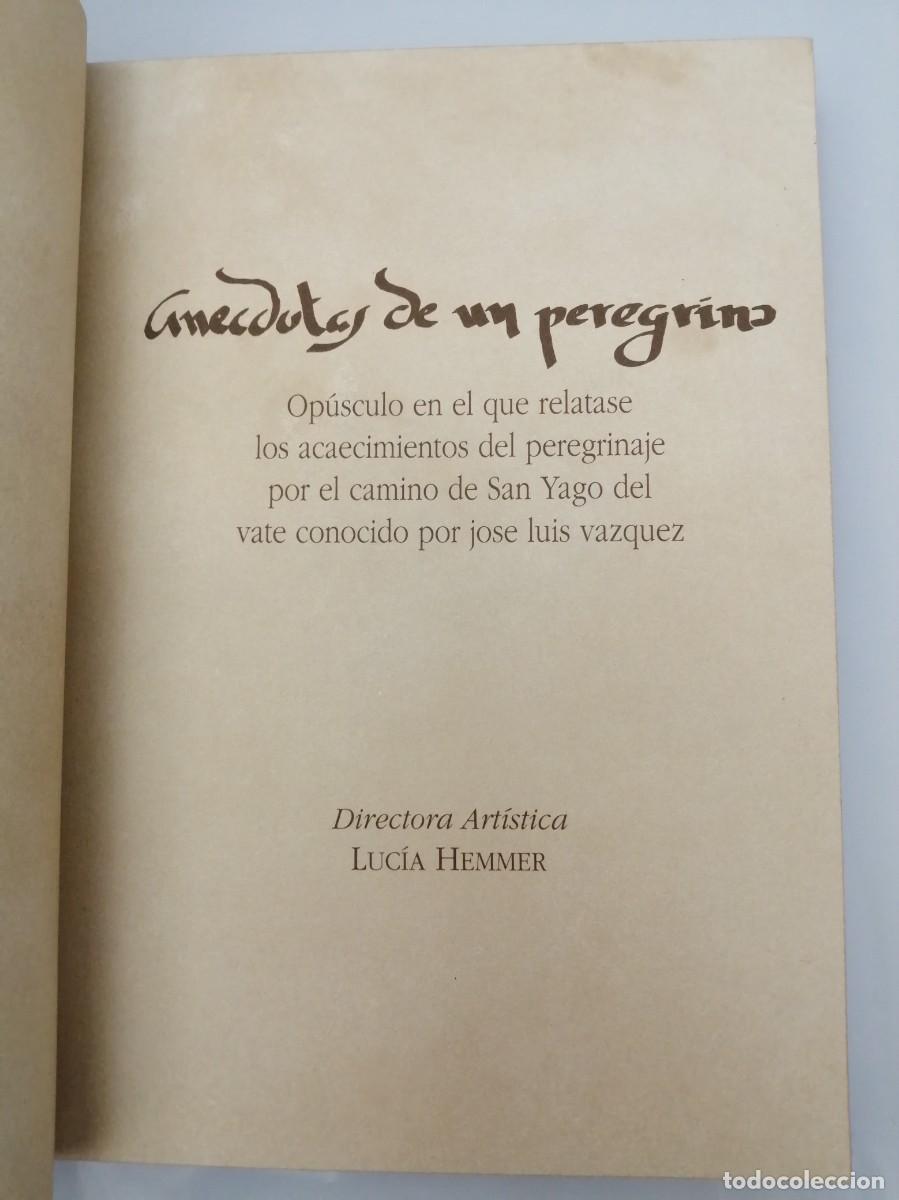 Libros de segunda mano: AN&Eacute;CDOTAS DE UN PEREGRINO - Foto 3