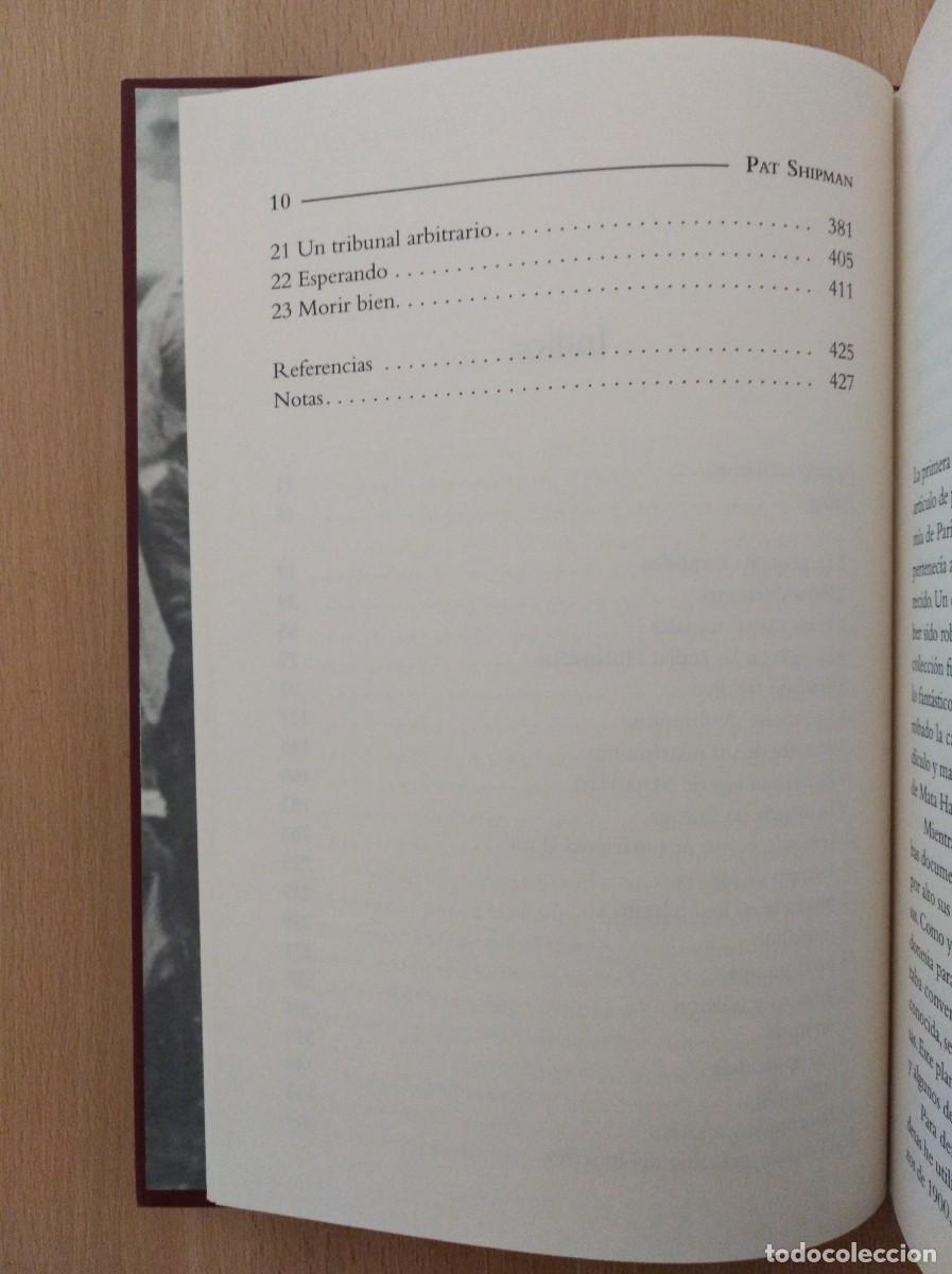 Libros de segunda mano: MATA HARI. Pat Shipman. Edhasa - Foto 5