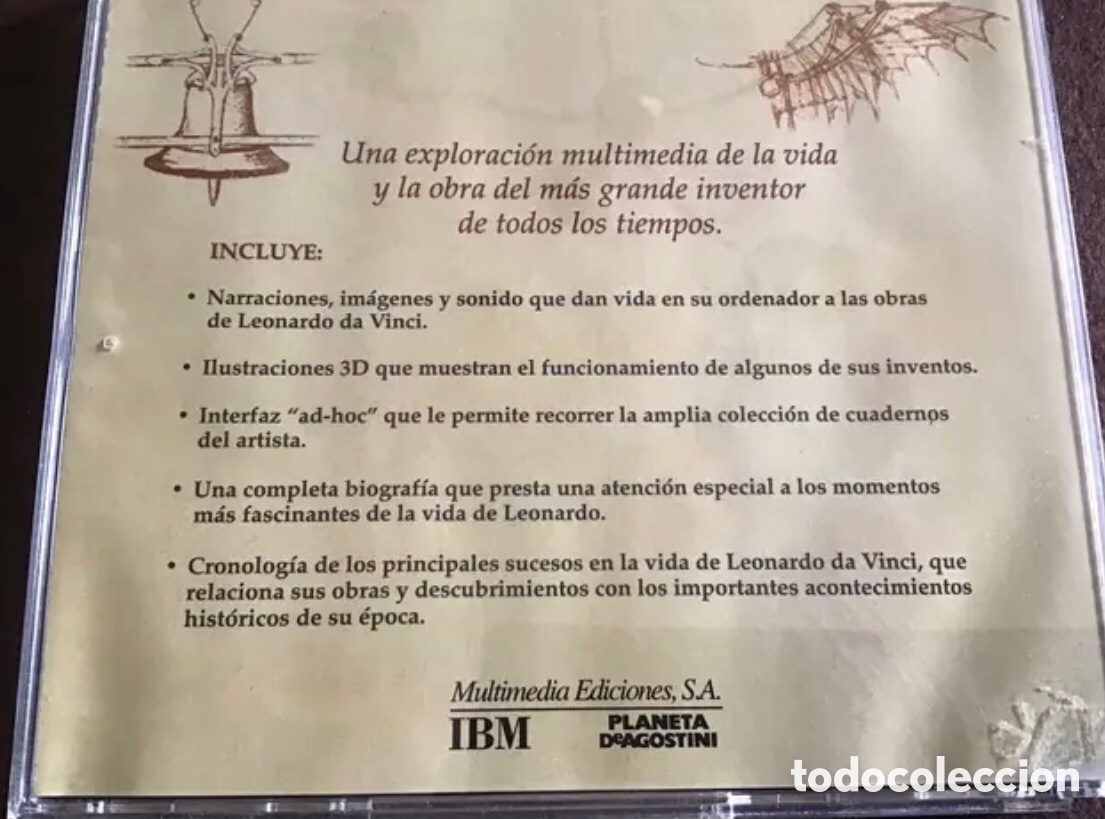Libros de segunda mano: Disco CD-ROM. LEONARDO DA VINCI Y SU OBRA. SOFTKEY - Foto 2