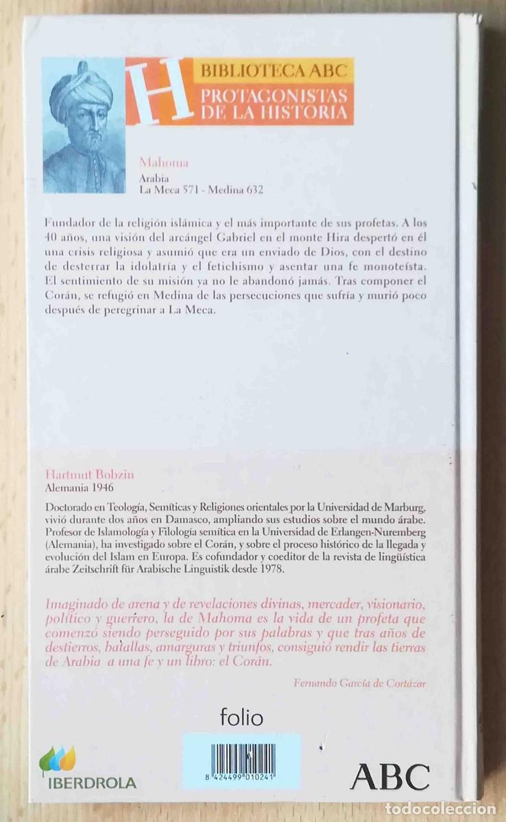 Libros de segunda mano: Mahoma (Hartmut Bobzin) Ediciones Folio. Biblioteca ABC. - Foto 3