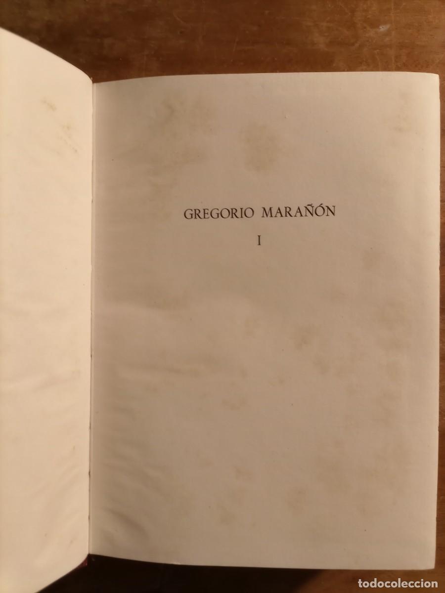 Libros de segunda mano: Gregorio Mara&ntilde;&oacute;n obras selectas I Planeta - Foto 3