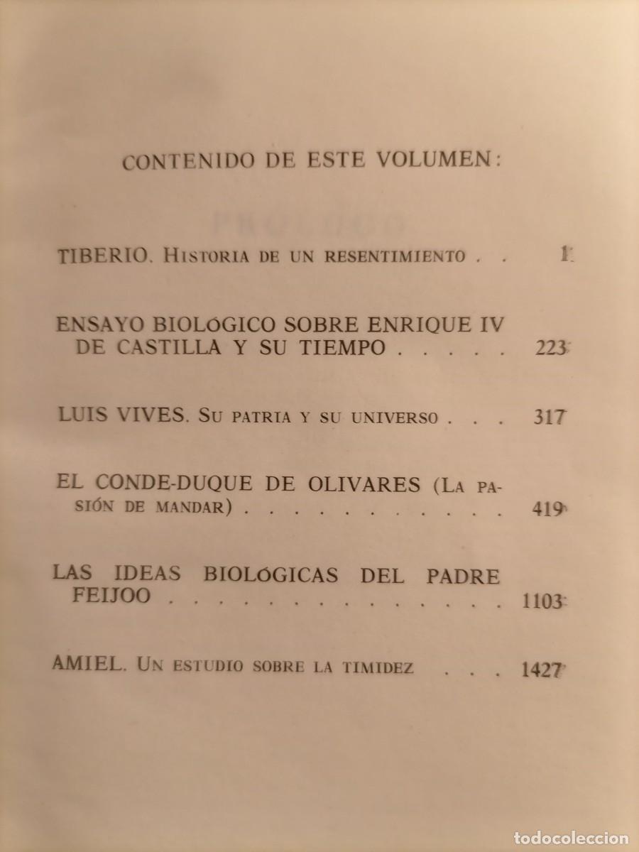 Libros de segunda mano: Gregorio Mara&ntilde;&oacute;n obras selectas I Planeta - Foto 7