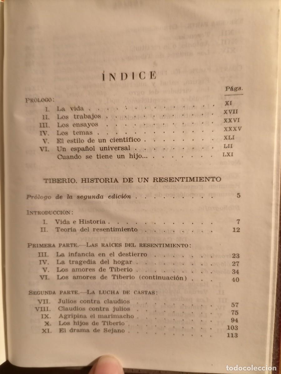 Libros de segunda mano: Gregorio Mara&ntilde;&oacute;n obras selectas I Planeta - Foto 10