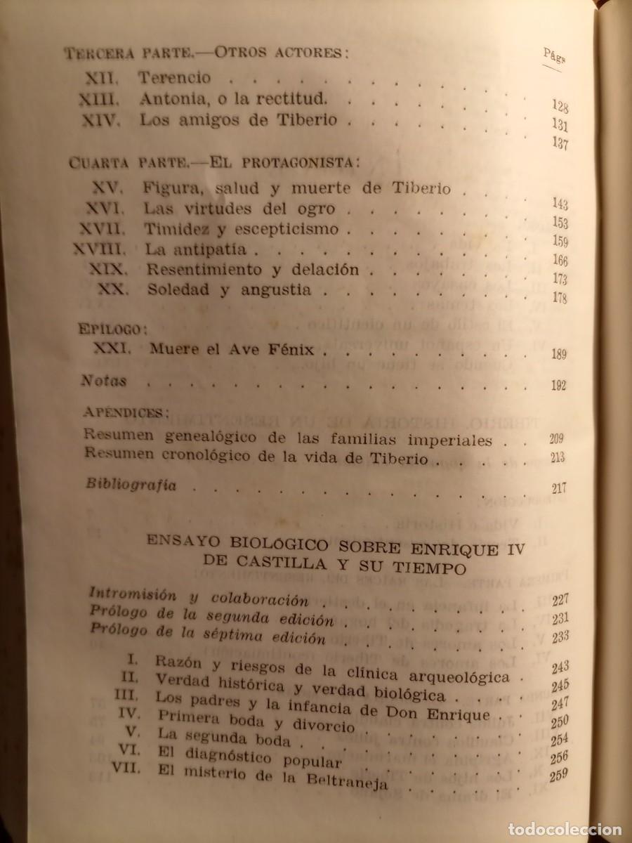 Libros de segunda mano: Gregorio Mara&ntilde;&oacute;n obras selectas I Planeta - Foto 13