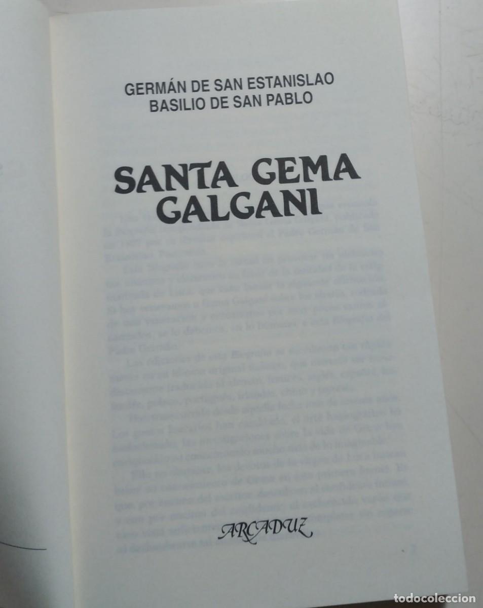 Libros de segunda mano: SANTA GEMMA GALGANI - Foto 2