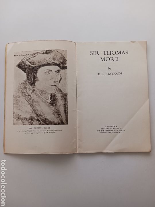 Libros de segunda mano: Sir Thomas Moore, E. E. Reynolds, 1965 ingl&eacute;s - Foto 3