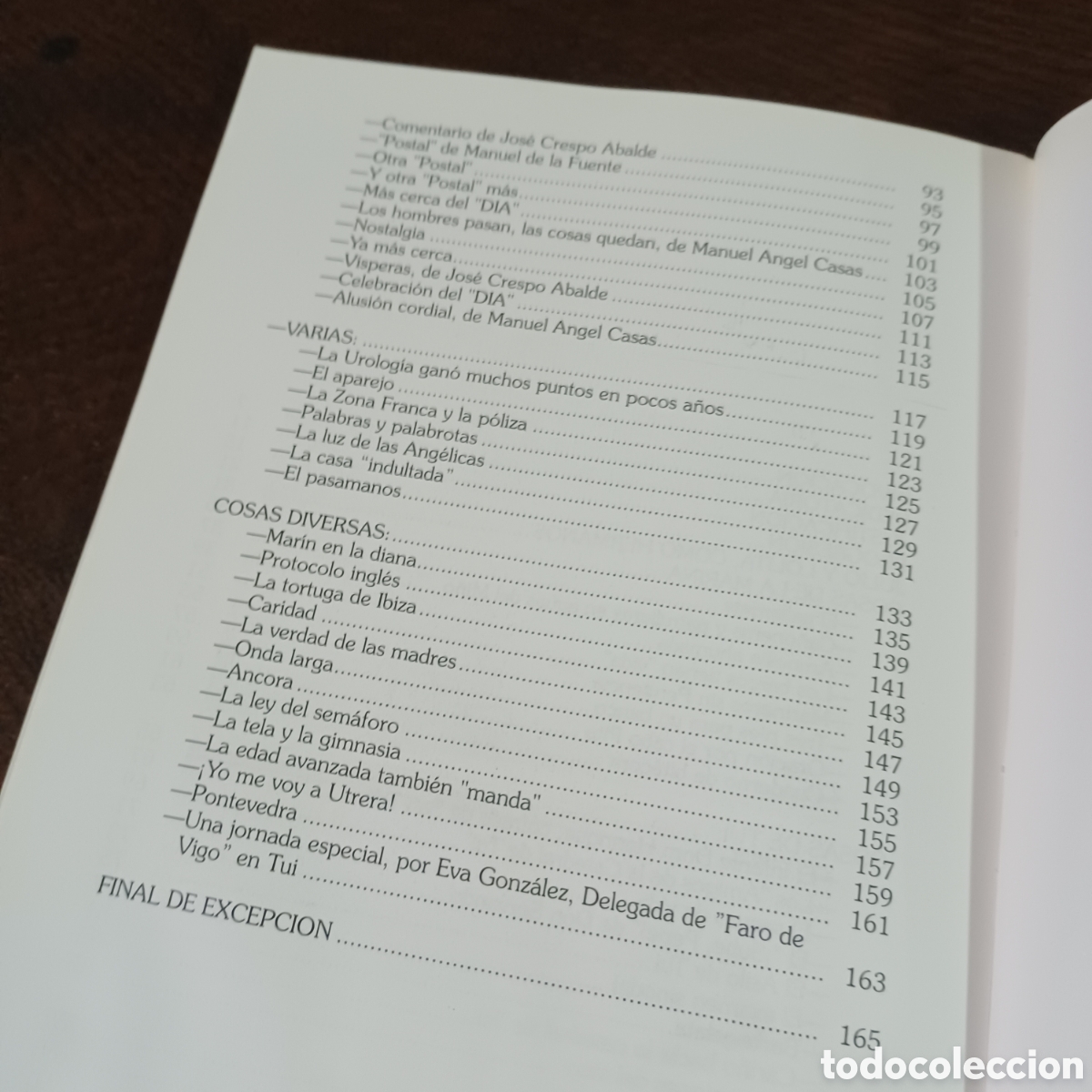 Libros de segunda mano: DESPEDIDA, RICARDO TORRES QUIROGA - Foto 6