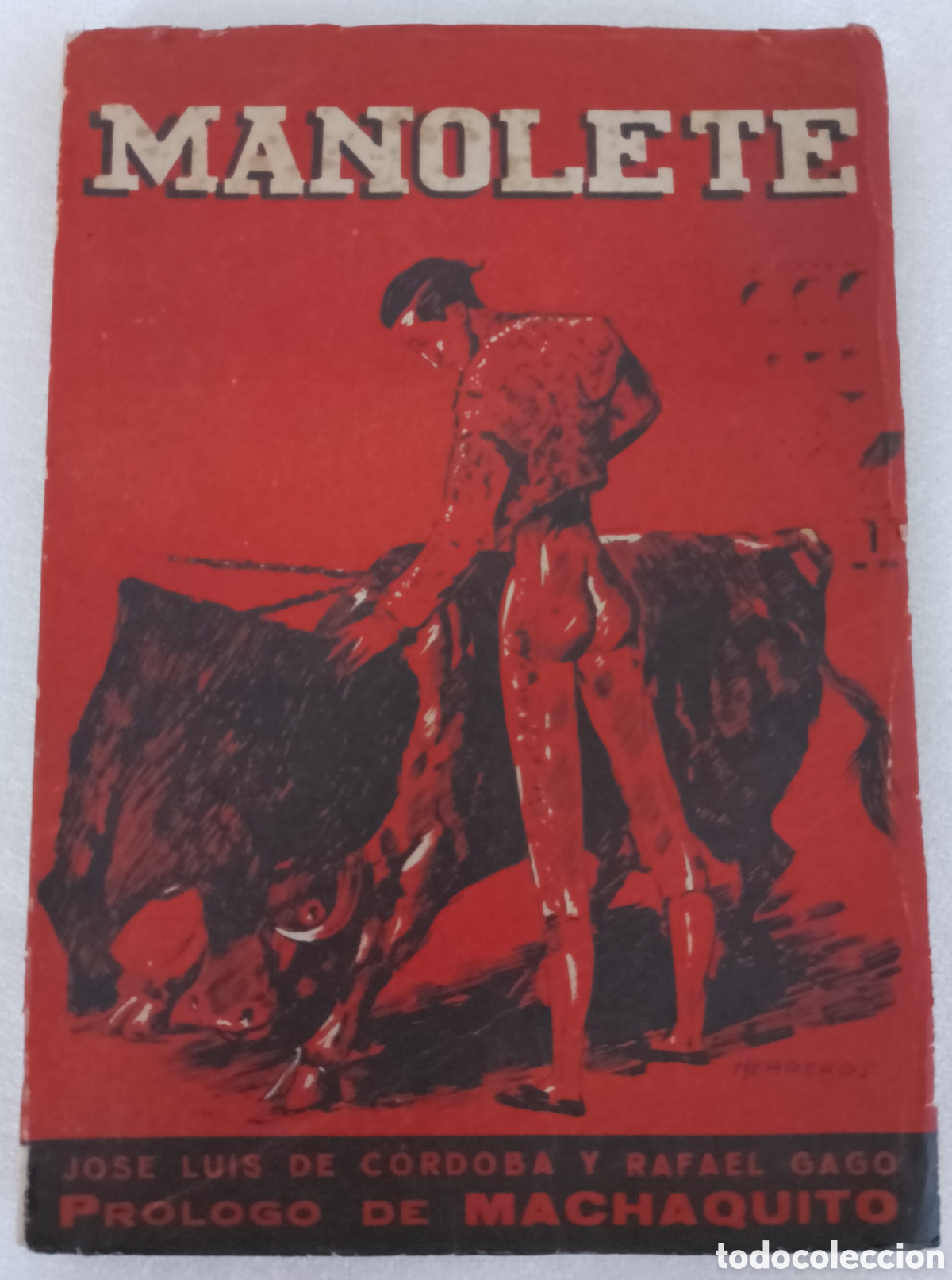 Libros de segunda mano: Dos Antiguos Libros Manolete. - Foto 3