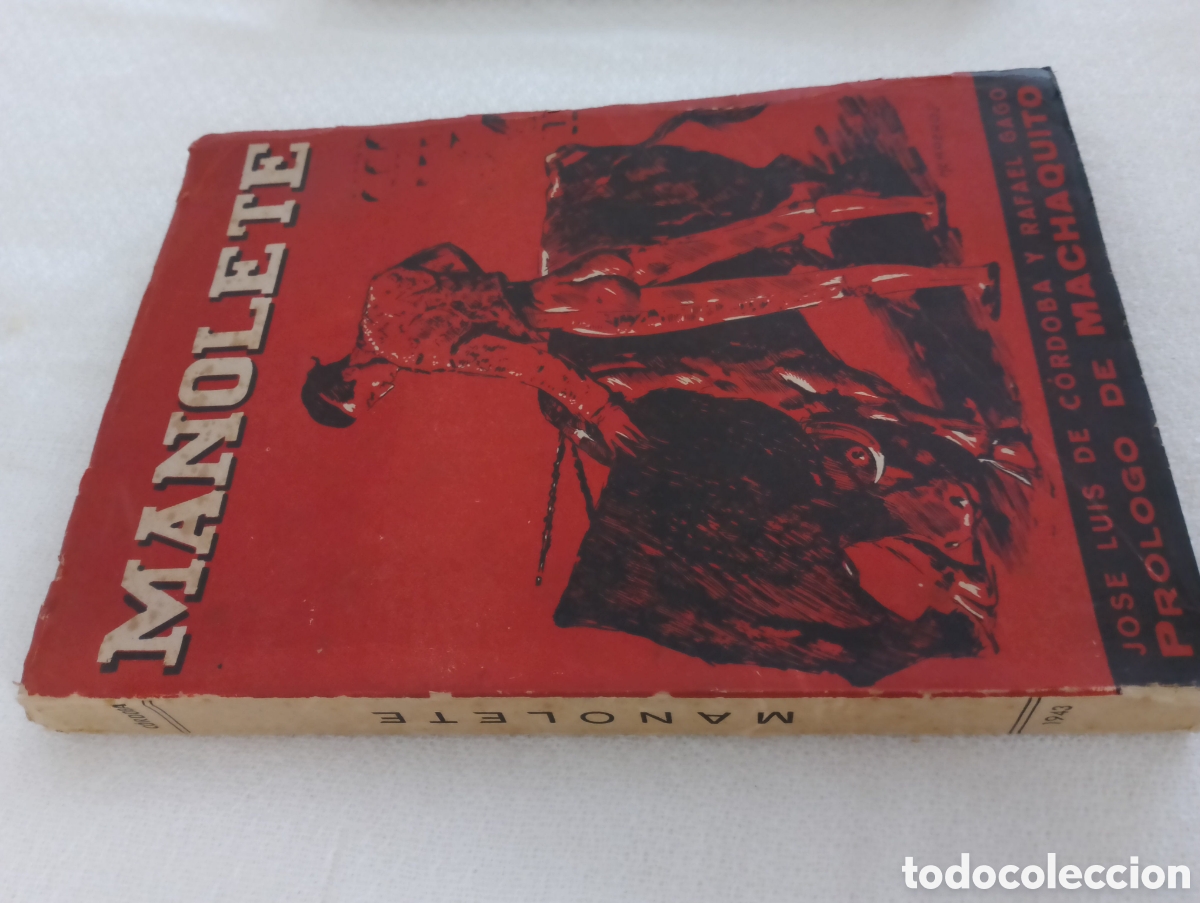 Libros de segunda mano: Dos Antiguos Libros Manolete. - Foto 4