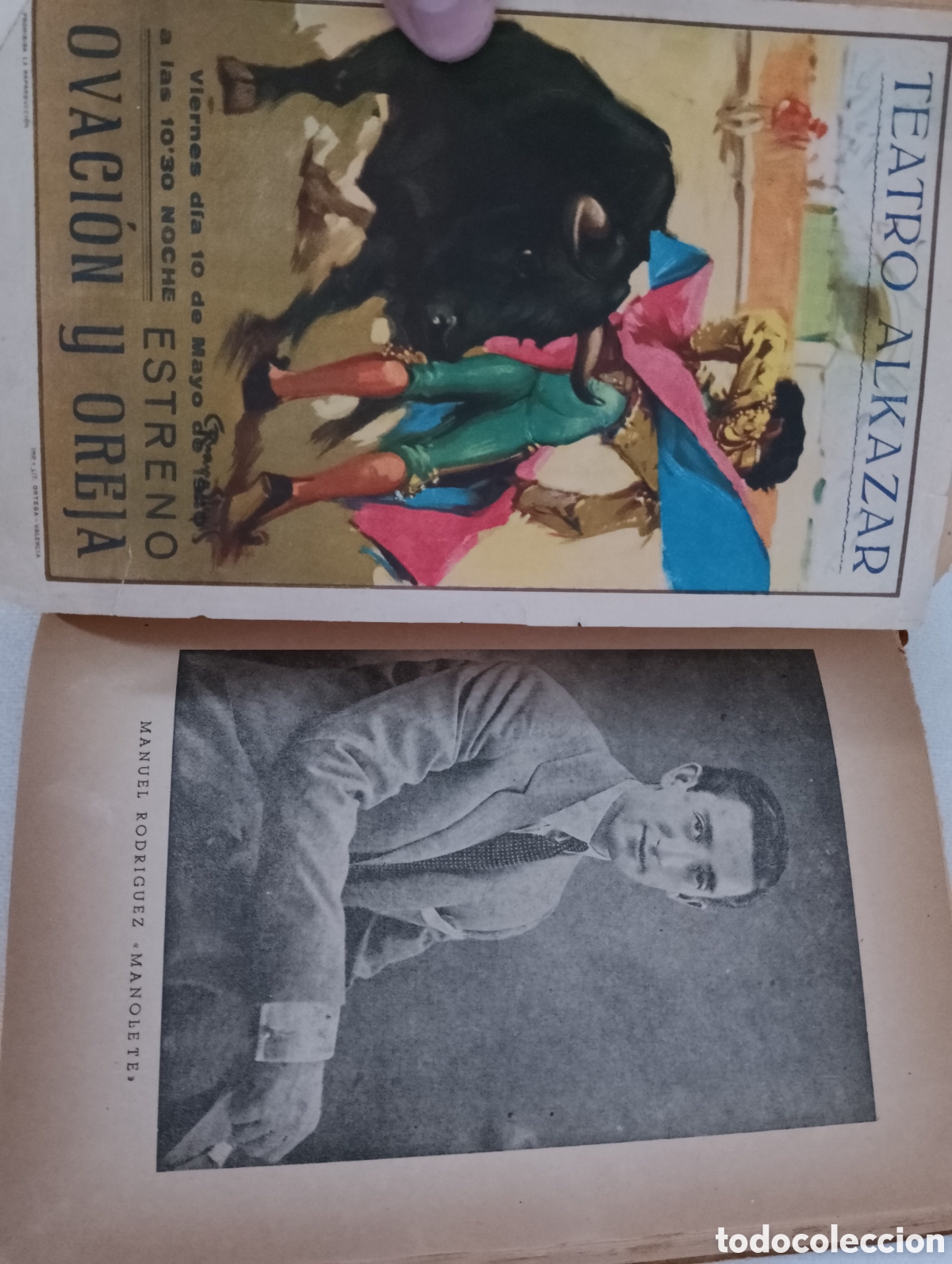 Libros de segunda mano: Dos Antiguos Libros Manolete. - Foto 14