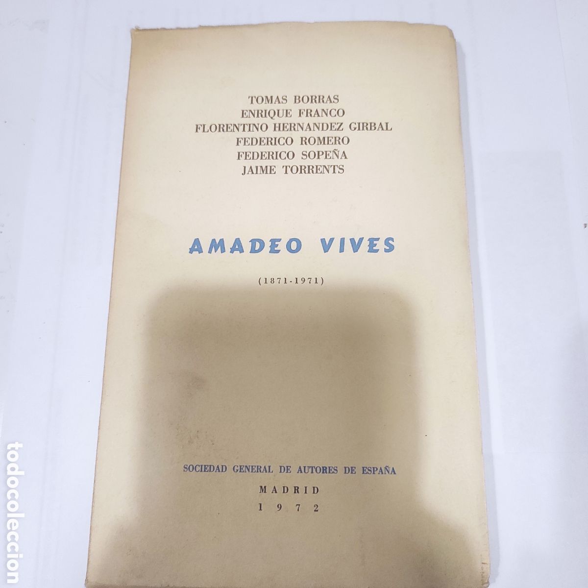 Libros de segunda mano: Amadeo Vives. 1972 - Foto 1