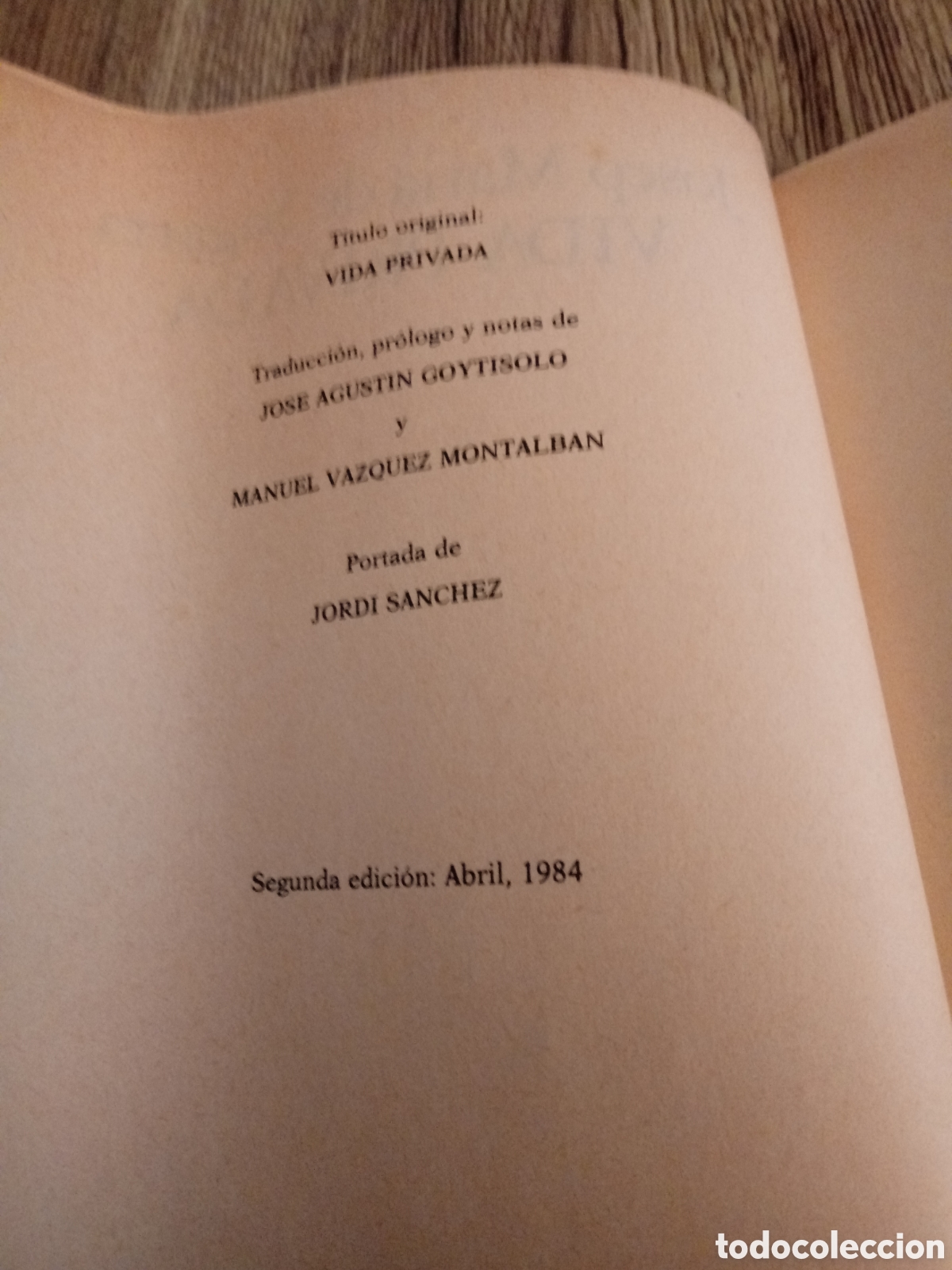 Libros de segunda mano: Vida Privada de Josep Maria de Segarra - Foto 3