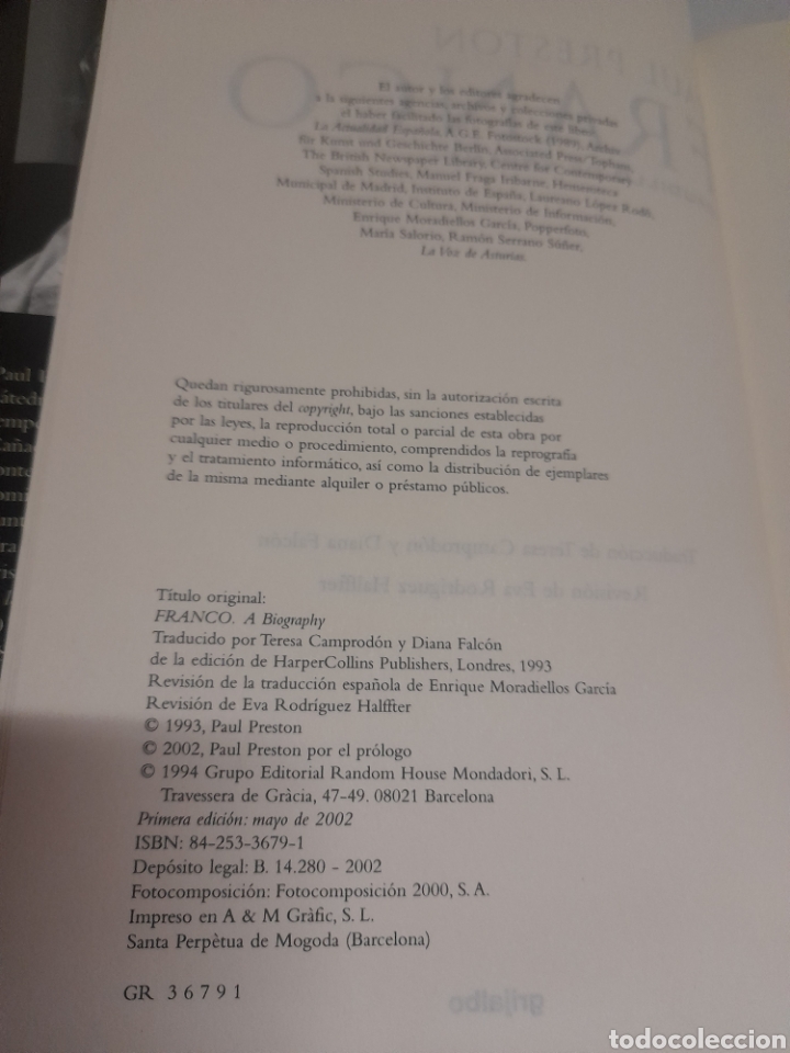 Libros de segunda mano: FRANCO CAUDILLO DE ESPA&Ntilde;A, 1 edici&oacute;n de 2002 - Foto 3