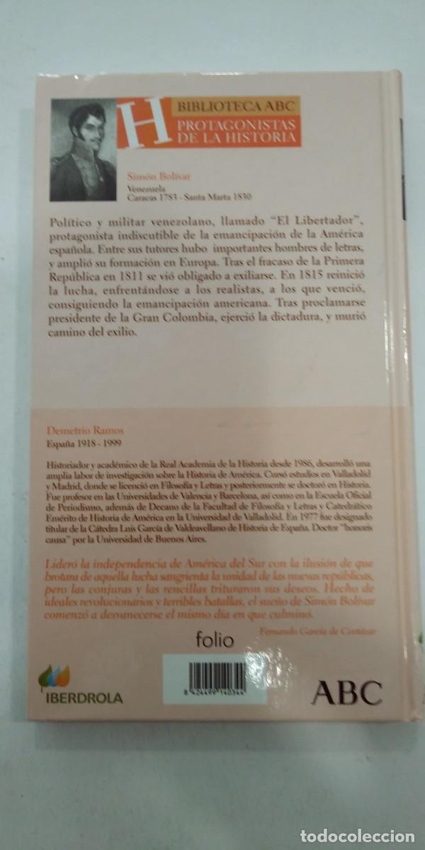Libros de segunda mano: Sim&oacute;n Bolivar Demetrio Ramos - Foto 2