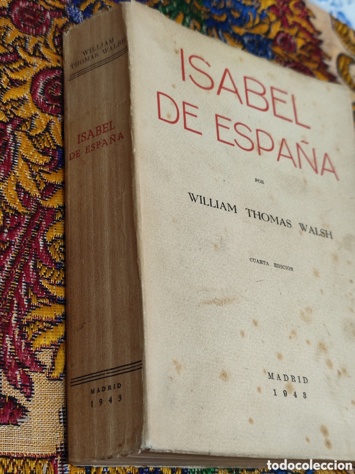 Libros de segunda mano: Isabel de Espa&ntilde;a William Thomas Walsh - Foto 2