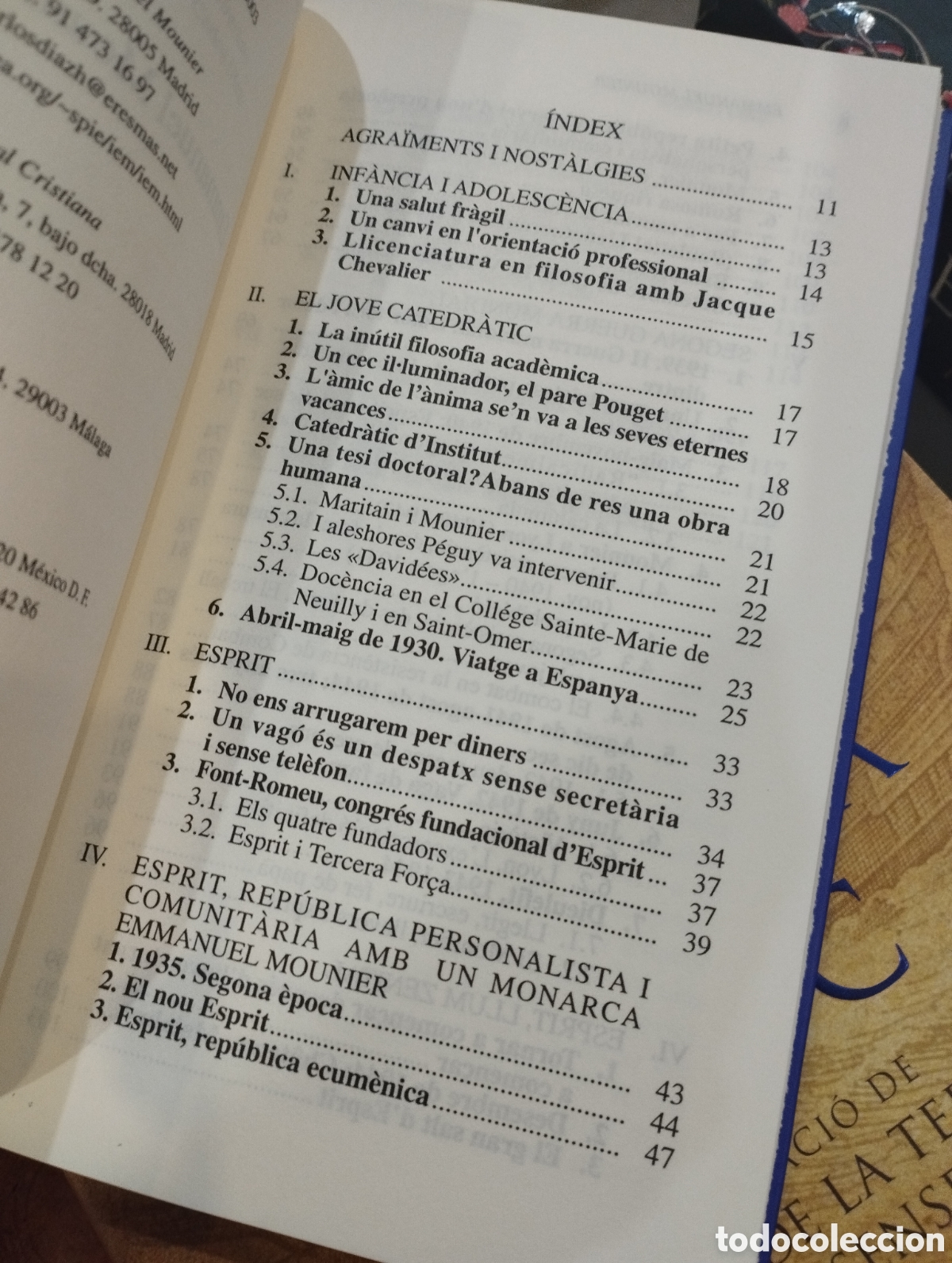 Libros de segunda mano: Carlos D&iacute;az - Emmanuel Mounier - Foto 4
