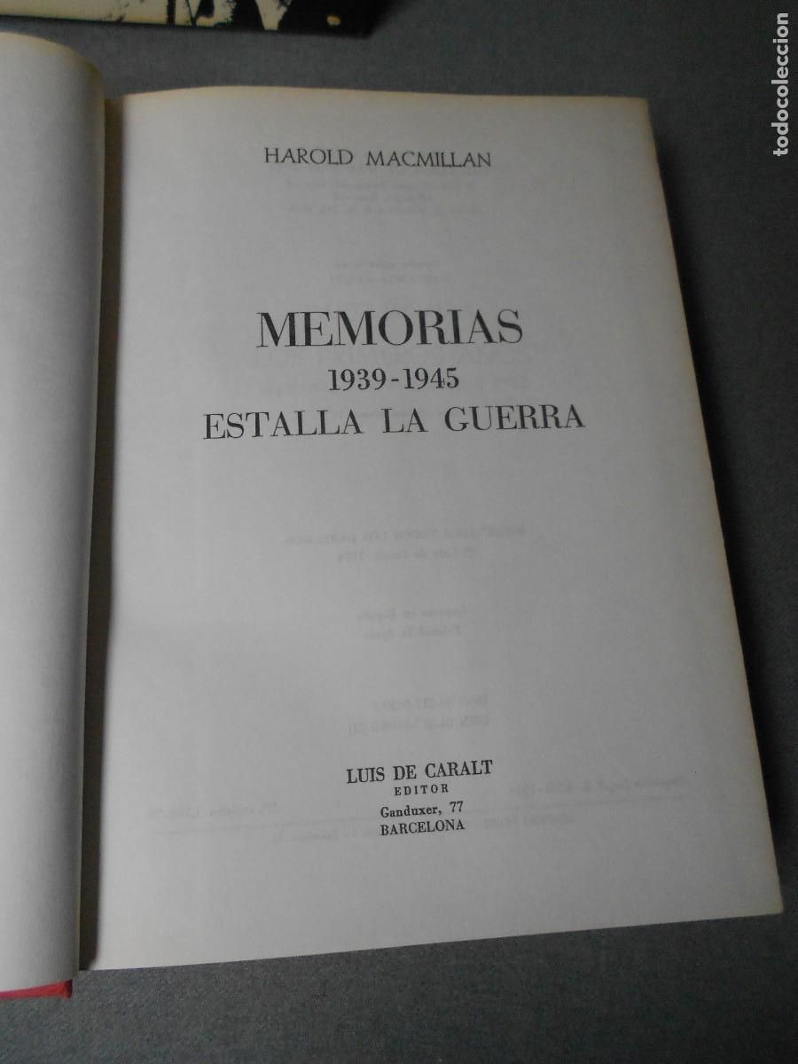 Libros de segunda mano: HAROLD MACMILLAN. MEMORIAS. DOS TOMOS - Foto 11