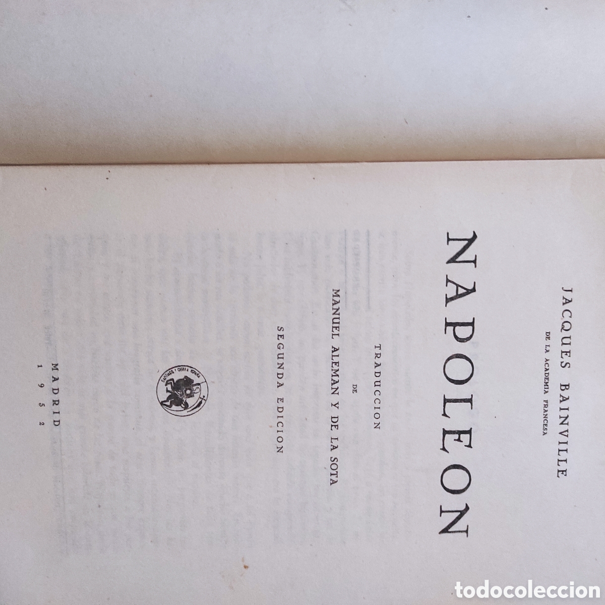 Libros de segunda mano: Napole&oacute;n. Jacques Bainville - Foto 3