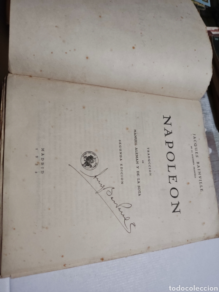Libros de segunda mano: Libro NAPOLE&Oacute;N 1952 - Foto 3