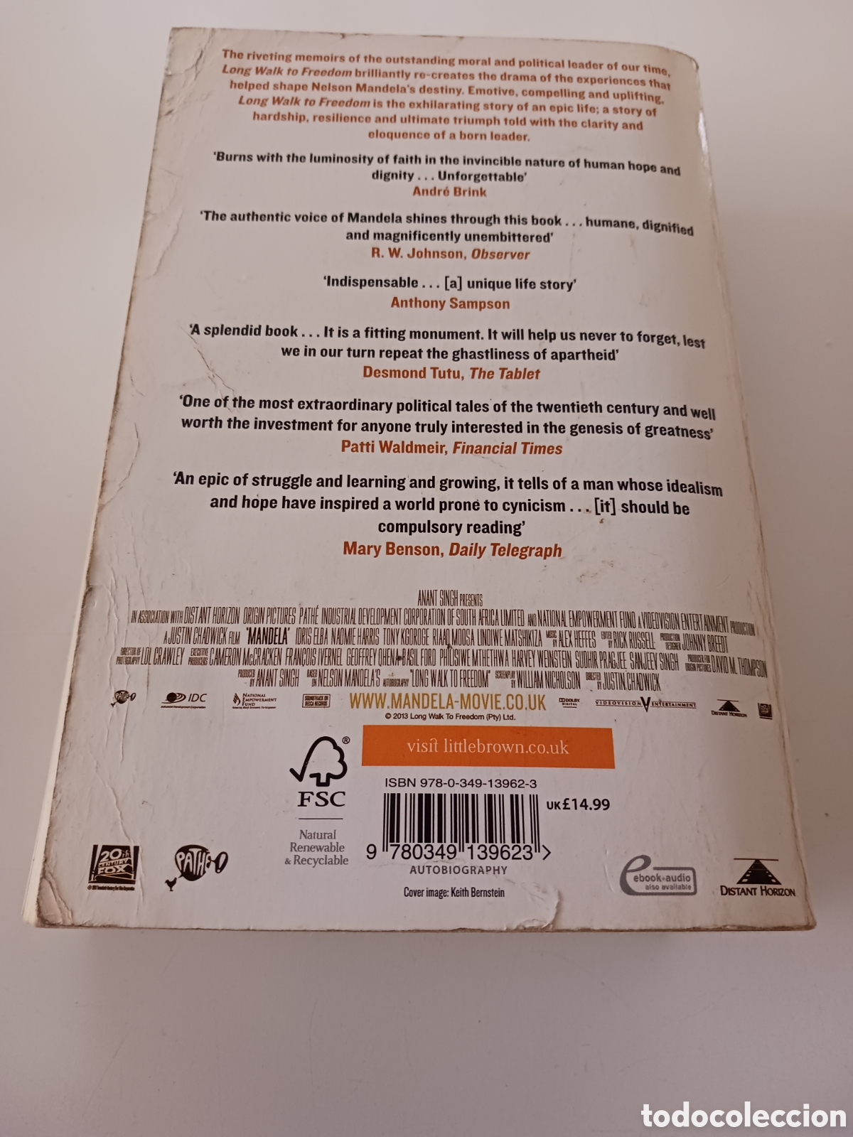 Libros de segunda mano: Long Walk to Freedom, Nelson Mandela, 2014 ingl&eacute;s. Ref E1 - Foto 2