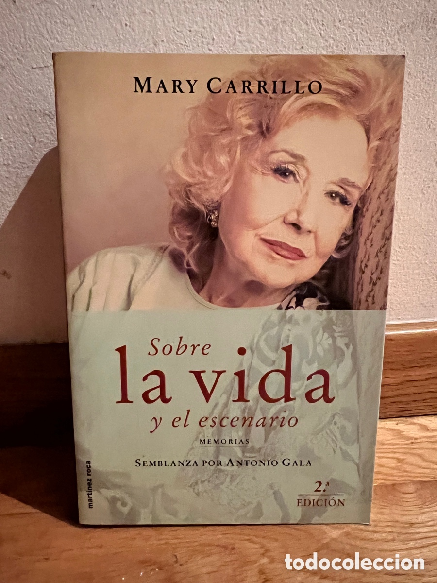 Libros de segunda mano: Sobre la vida y el escenario Mary Carrillo - Foto 1