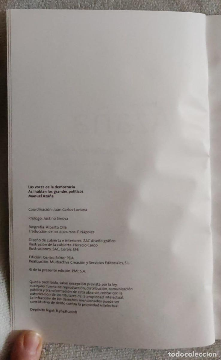 Libros de segunda mano: AZA&Ntilde;A. - Foto 3