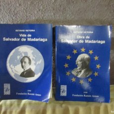 Libros de segunda mano: VIDA Y OBRA DE SALVADOR DE MADARIAGA - OCTAVIO VICTORIA 1990