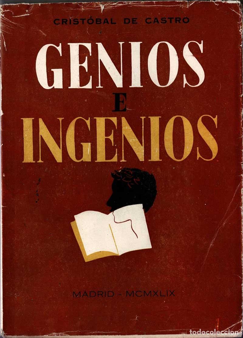 Libros de segunda mano: Genios e ingenios - Crist&oacute;bal de Castro - Foto 1