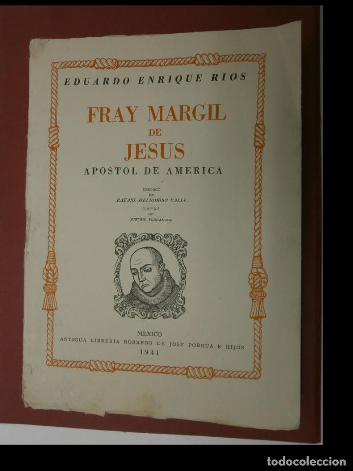 Second hand books: Fray Margil de Jesus Apostol de Am&eacute;rica. Eduardo Enrique Rios