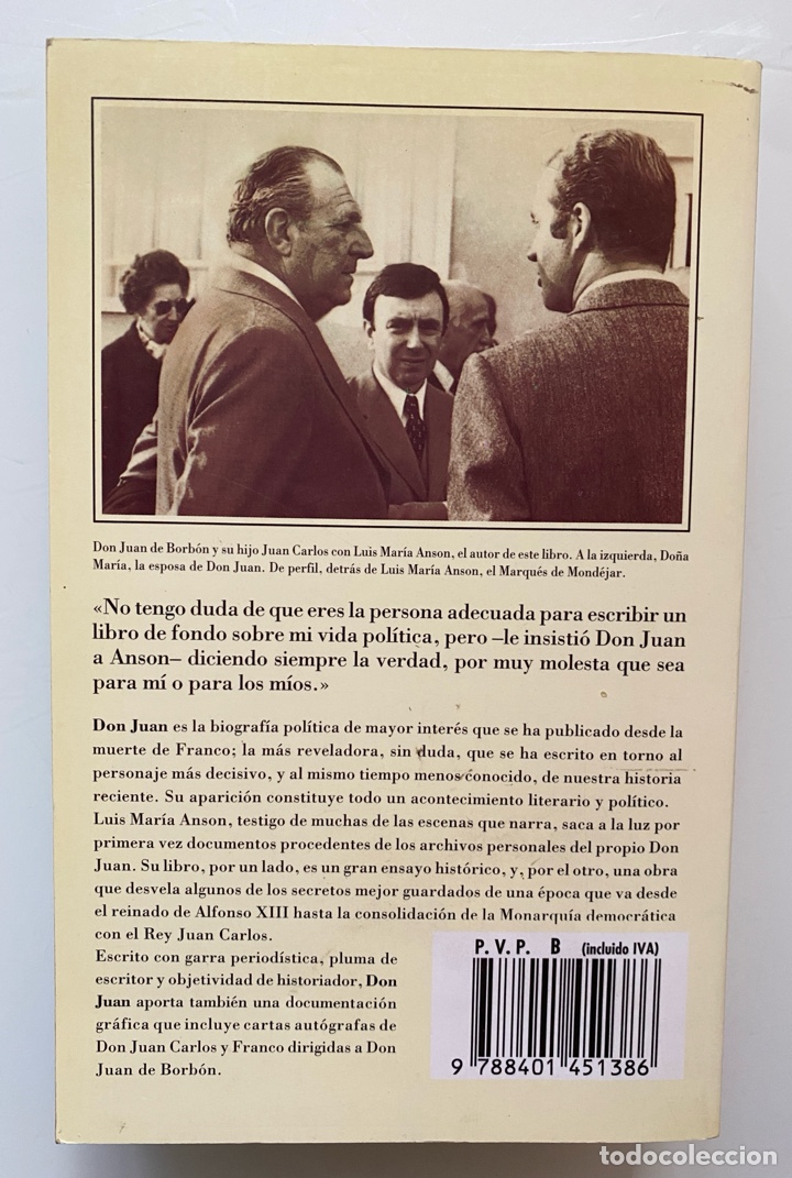 Libros de segunda mano: Don Juan - ANS&Oacute;N, Luis Mar&iacute;a - Foto 2
