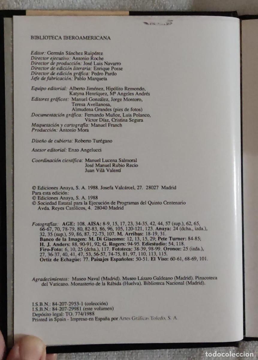 Libros de segunda mano: CRIST&Oacute;BAL COL&Oacute;N. - Foto 4