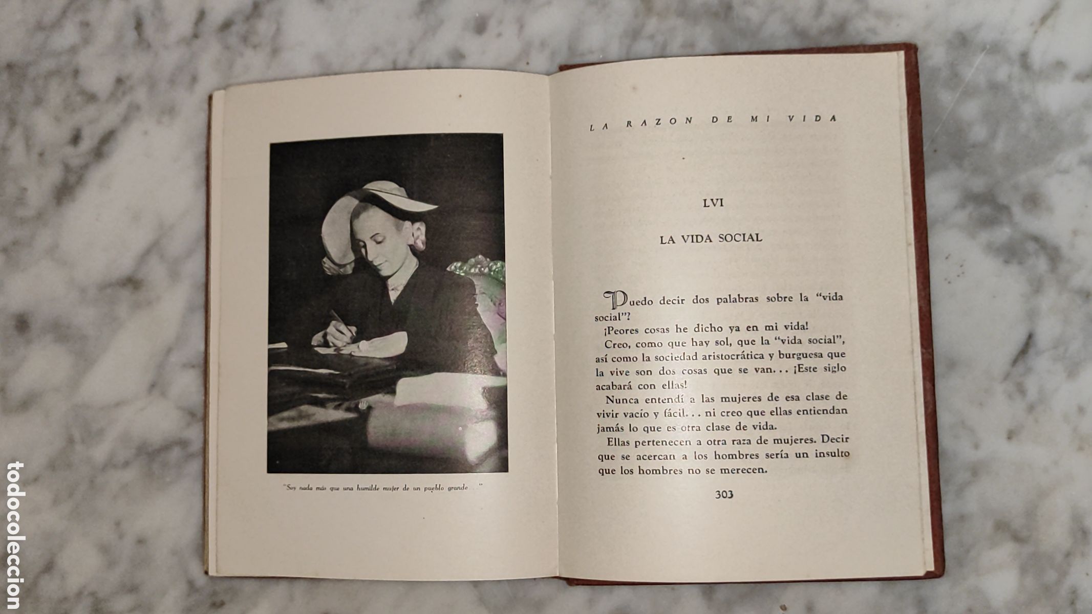 Libros de segunda mano: EVA PER&Oacute;N 1951 LA RAZ&Oacute;N DE M&Iacute; VIDA - Foto 6