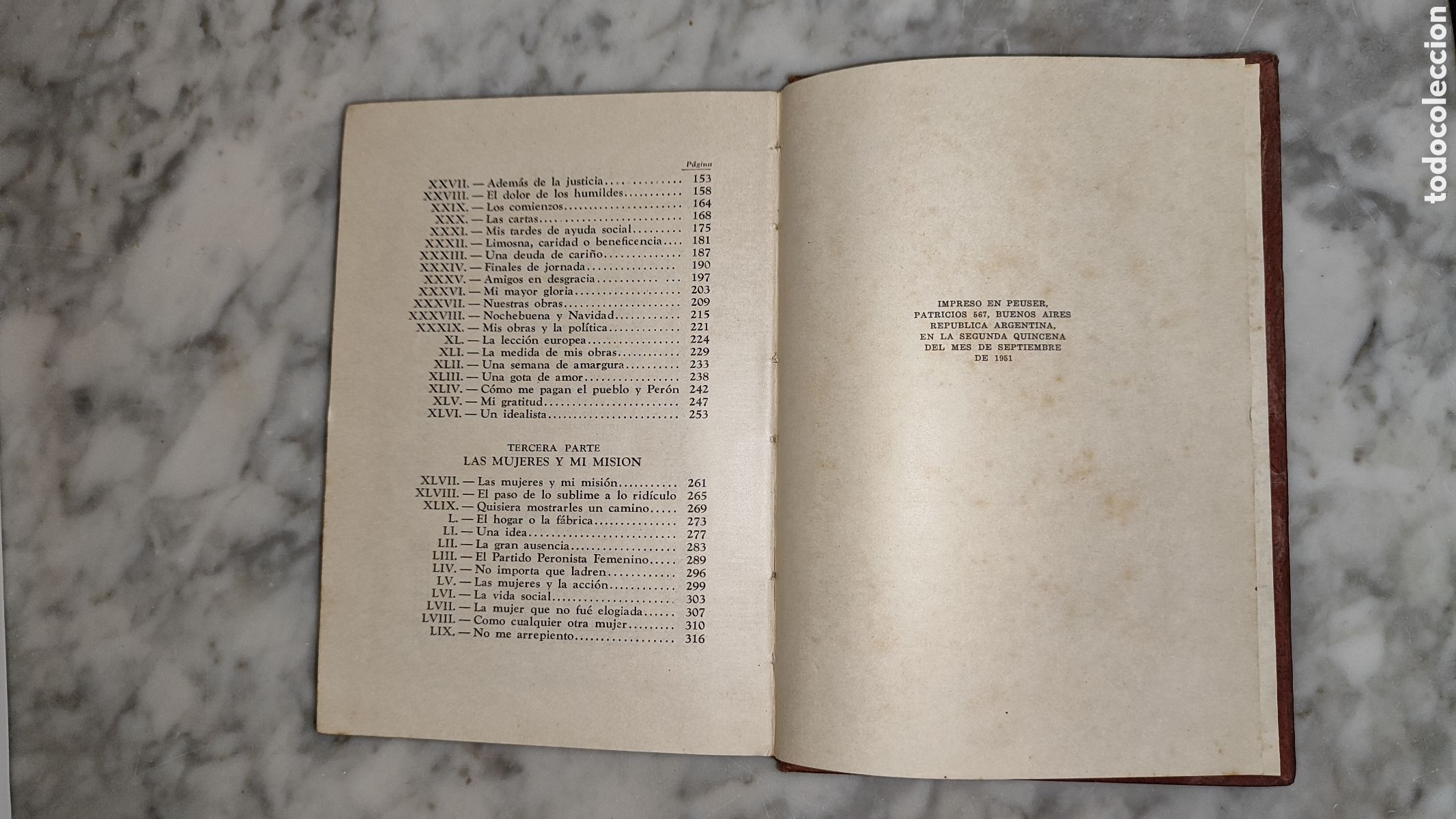 Libros de segunda mano: EVA PER&Oacute;N 1951 LA RAZ&Oacute;N DE M&Iacute; VIDA - Foto 7