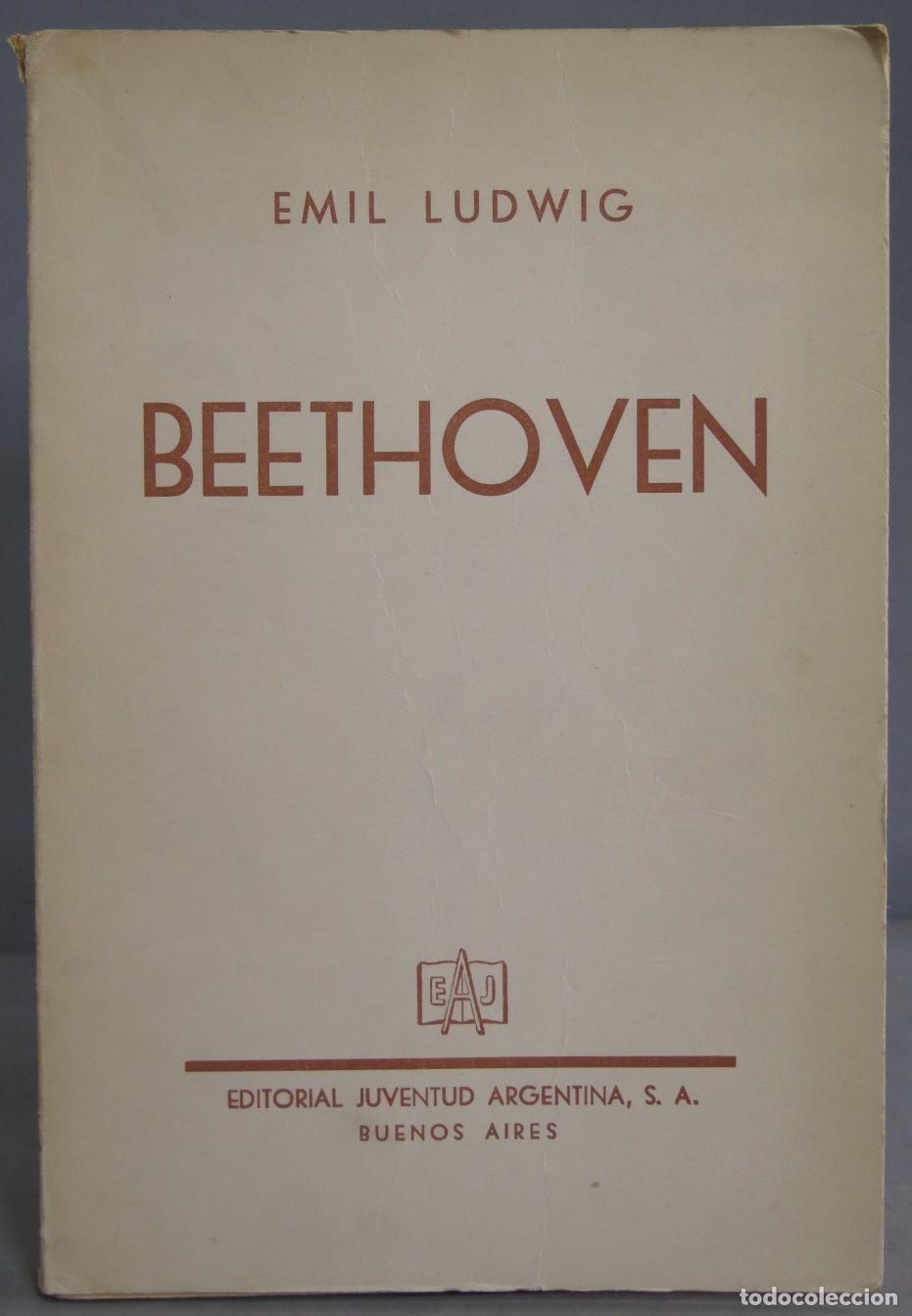 Libros de segunda mano: Beethoven. Emil Ludwig - Foto 1