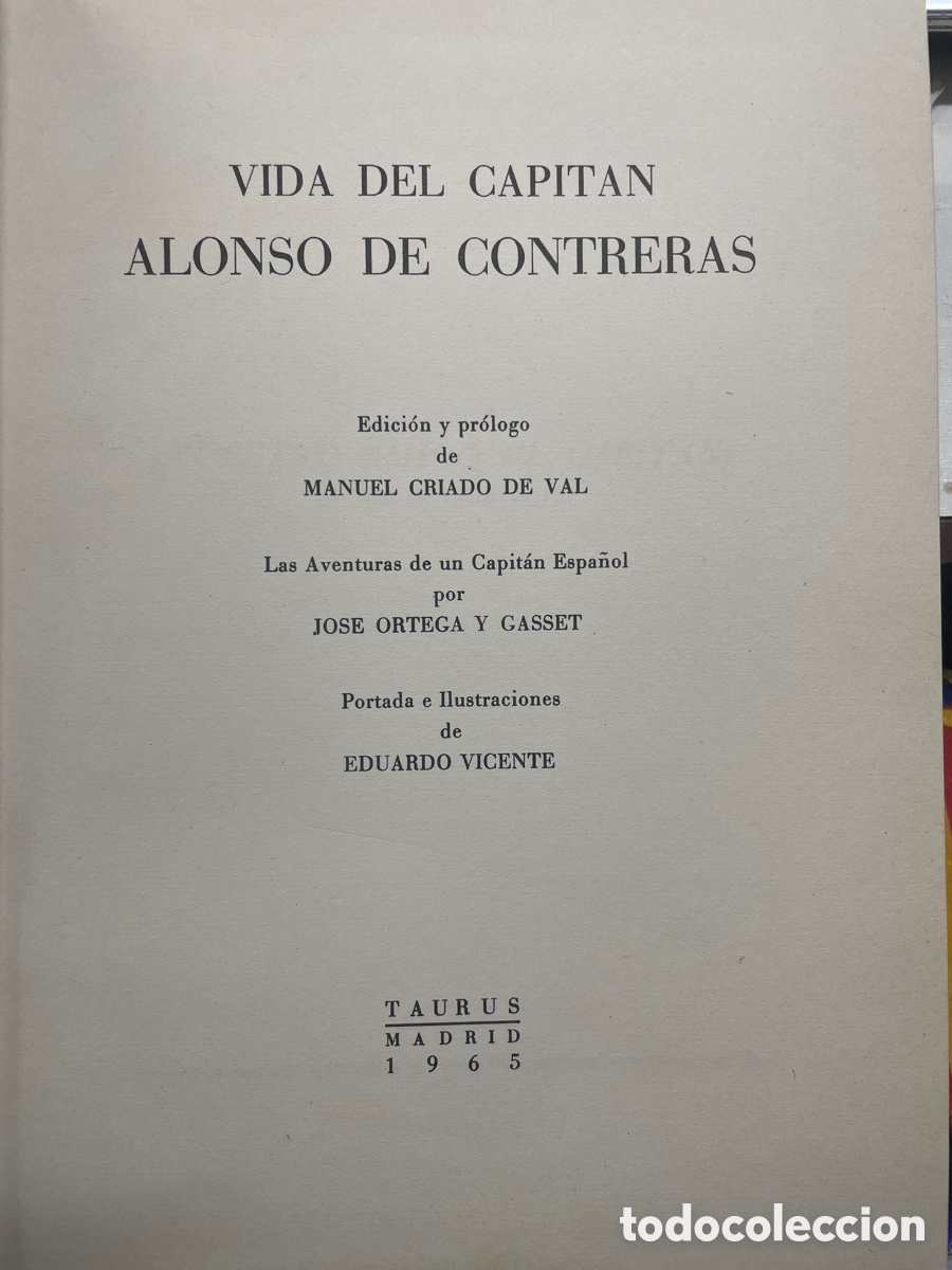 Libros de segunda mano: Vida Del Capit&aacute;n Alonso Contreras - Foto 2