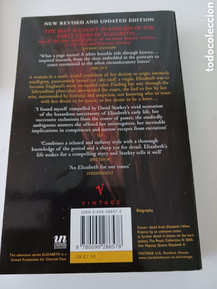 Libros de segunda mano: Elisabeth, David Starkey, 2001 ingl&eacute;s - Foto 8