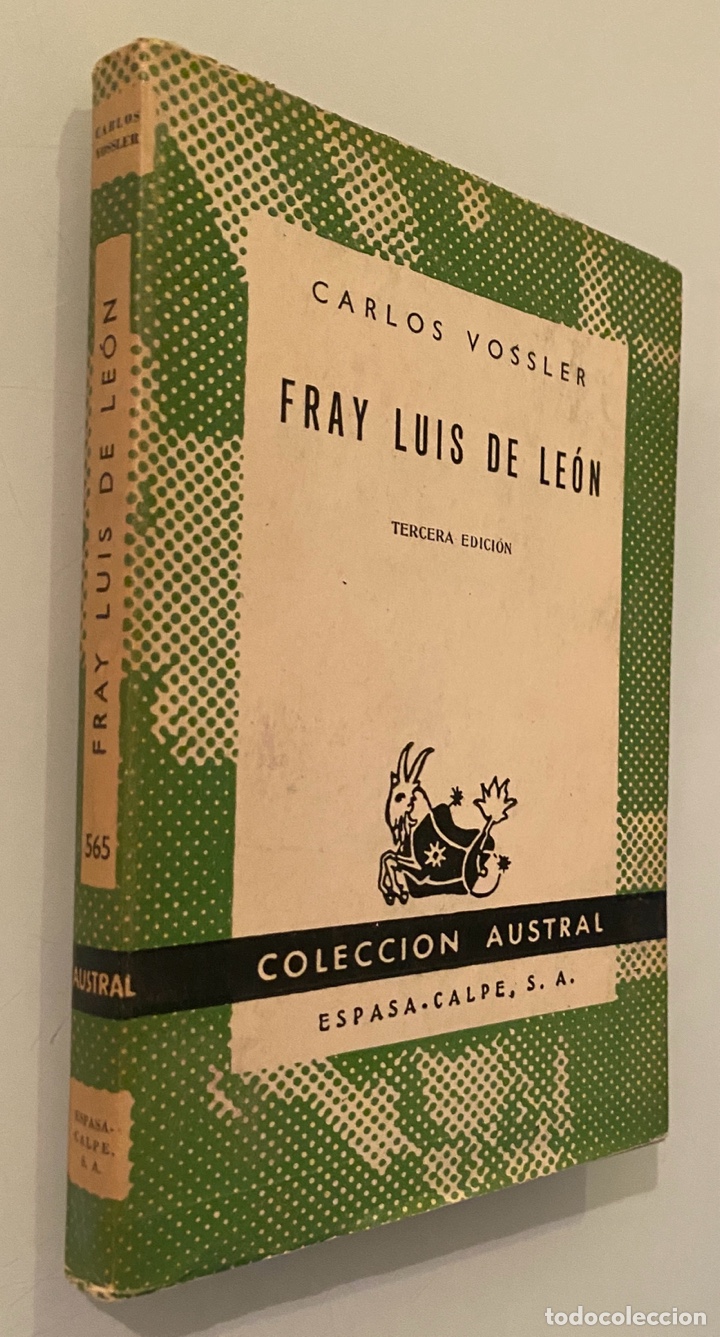 Libros de segunda mano: Fray Luis de Le&oacute;n - VOSSLER, Carlos - Foto 2