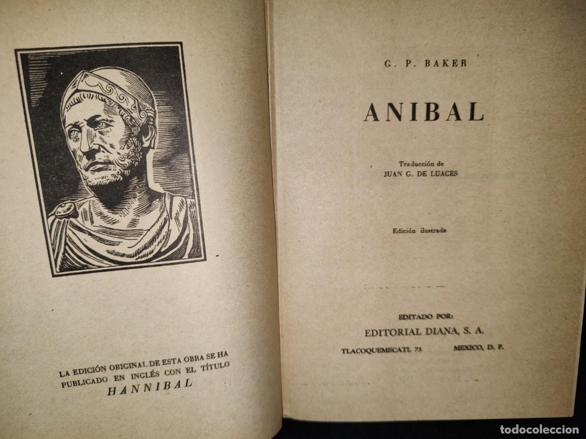 Libros de segunda mano: 65- ANIBAL - G. P. BAKER - 1952 - Foto 3