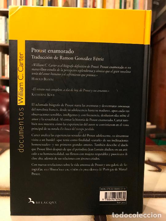 Libros de segunda mano: Proust Enamorado. William C. Carter. - Foto 2