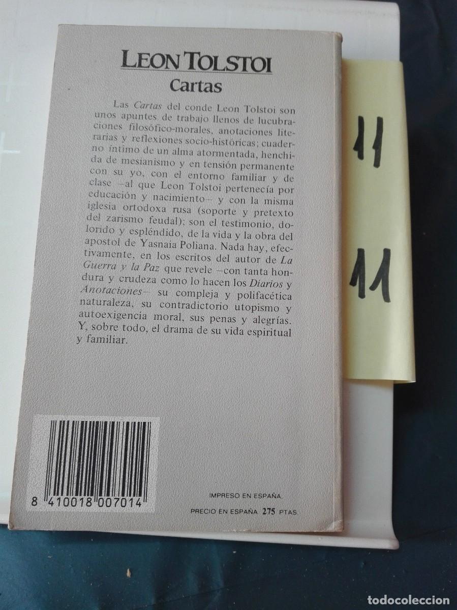 Libros de segunda mano: LE&Oacute;N TOLSTOI CARTAS - Foto 2