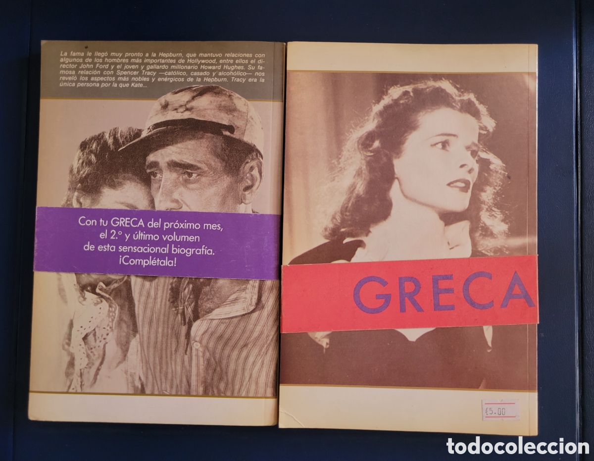 Libros de segunda mano: KATHARINE HEPBURN 2 LIBROS GRECA - Foto 2
