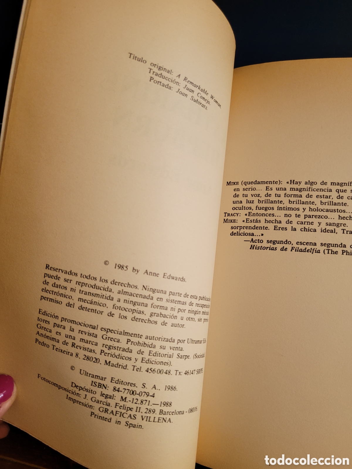 Libros de segunda mano: KATHARINE HEPBURN 2 LIBROS GRECA - Foto 4