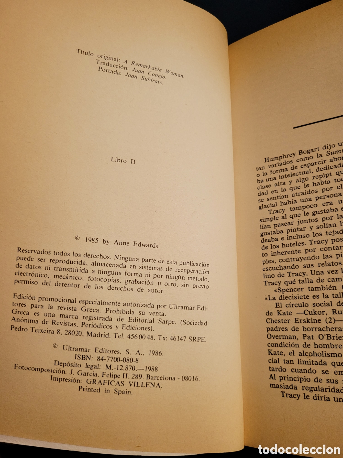 Libros de segunda mano: KATHARINE HEPBURN 2 LIBROS GRECA - Foto 5