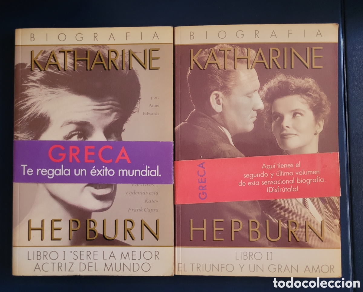 Libros de segunda mano: KATHARINE HEPBURN 2 LIBROS GRECA - Foto 1