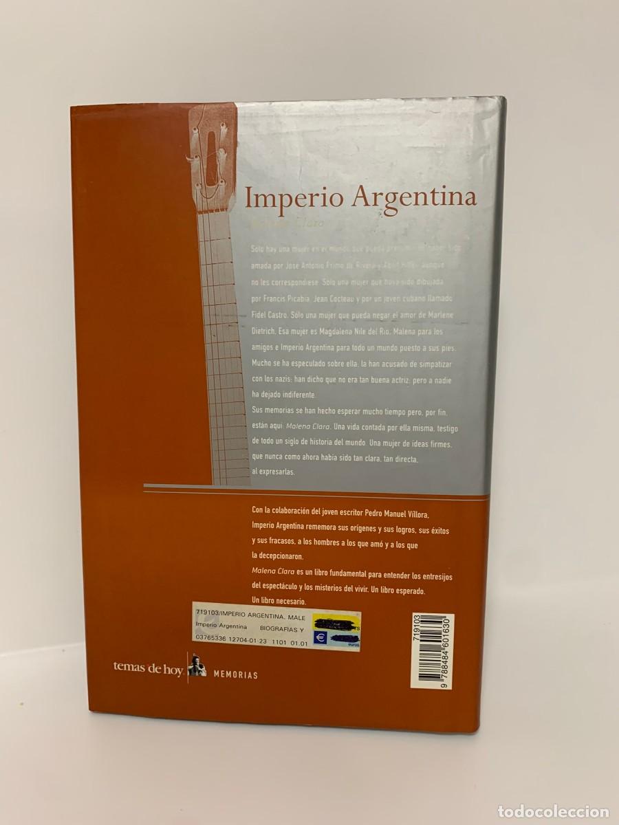 Libros de segunda mano: Imperio Argentina - Malena Clara - Foto 2