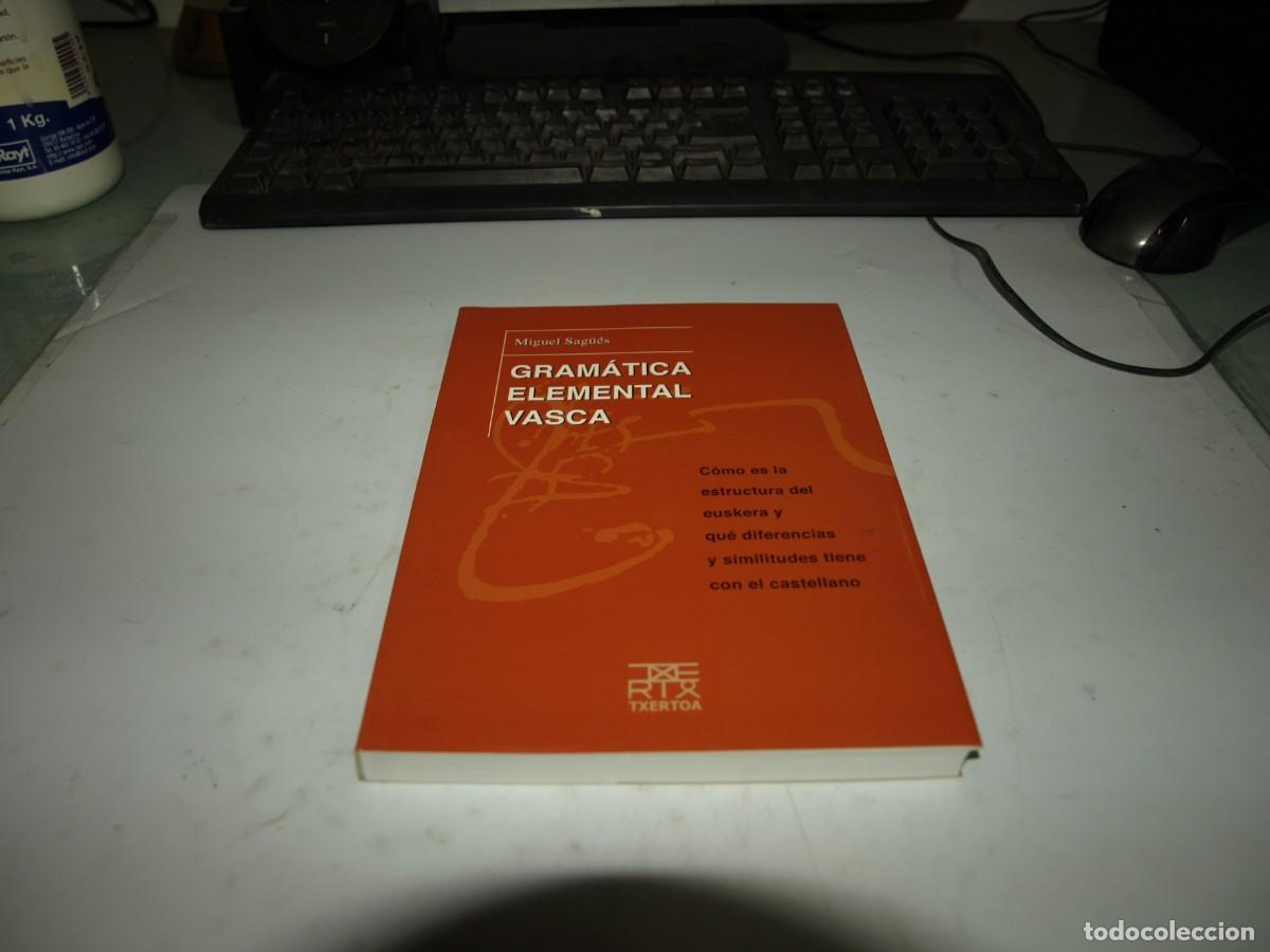 Libros de segunda mano: Gramatica elemental vasca, Miguel Sagues, Txertoa - Foto 1