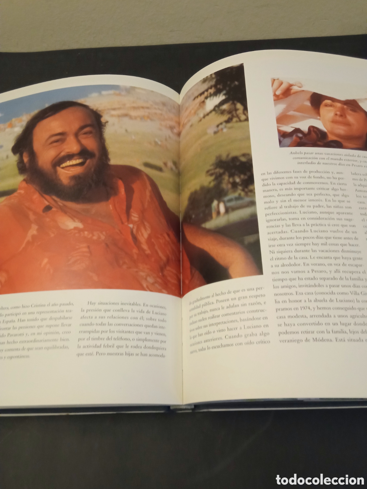Libros de segunda mano: Libro Vida con Luciano Pavarotti - Foto 4